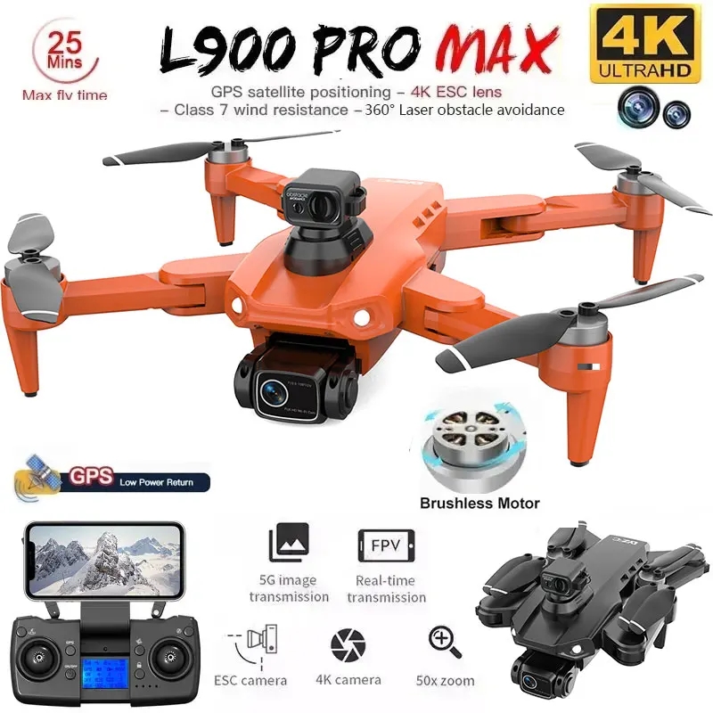 L900 Pro MAX GPS โดรน 4K Profe - Drone Mapping บทวิจารณ์และราคา